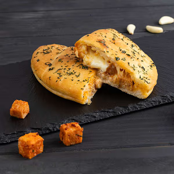 Mutton Keema Garlic Bread